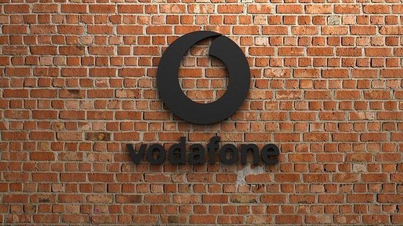 vodafone logo laptop technologie website icon symbol ios windows art sculptures apple pc 3d print model - Mito3D