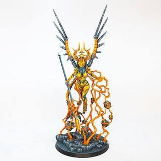 void dragon girl ctan female necron shard character miniatures 40k figurines games toys board 3d print model - Mito3D