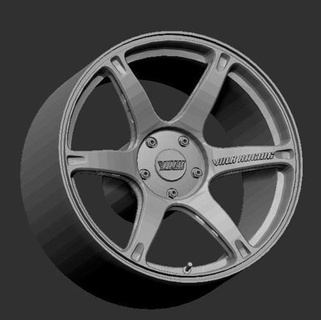 volk rays te037 6061 dura wheels rims 3d print ready hotwheels diecast hobby diy automotive miniature car wheel volkrays 3d print model - Mito3D