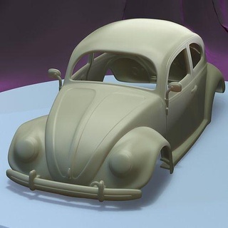 Volkswagen böcek 1949 yazdırılabilir araba vücut yuva ölçülü Tamiya rc miniz kontrol 1 24 tarayıcı Ninco Kyosho scx eksenel oyunlar oyuncaklar oyun Aksesuarlar 3d print model - Mito3D