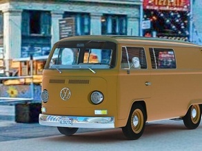 Volkswagen ônibus carro estrada veículo roda pneu vagão passatempo faça automotivo 3d print model - Mito3D