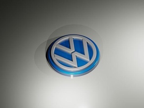 voitures volkswagen logo art des véhicule miniatures défi signes les logos 3d print model - Mito3D
