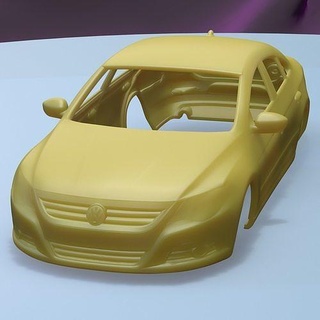 Volkswagen Passat cc 2009 yazdırılabilir araba vücut yuva ölçülü Tamiya rc miniz kontrol tarayıcı Ninco Kyosho scx eksenel oyunlar oyuncaklar oyun Aksesuarlar 3d print model - Mito3D
