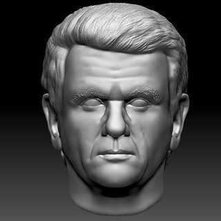 volodymyr Lytvyn escultura estátua estatueta cabeça fracasso político masculino Ucrânia arte esculturas 3d print model - Mito3D