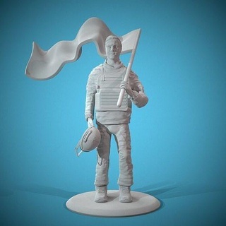 volodymyr Zelenskiy Ucrania modelo 3d esculpir Arte esculturas 3d print model - Mito3D