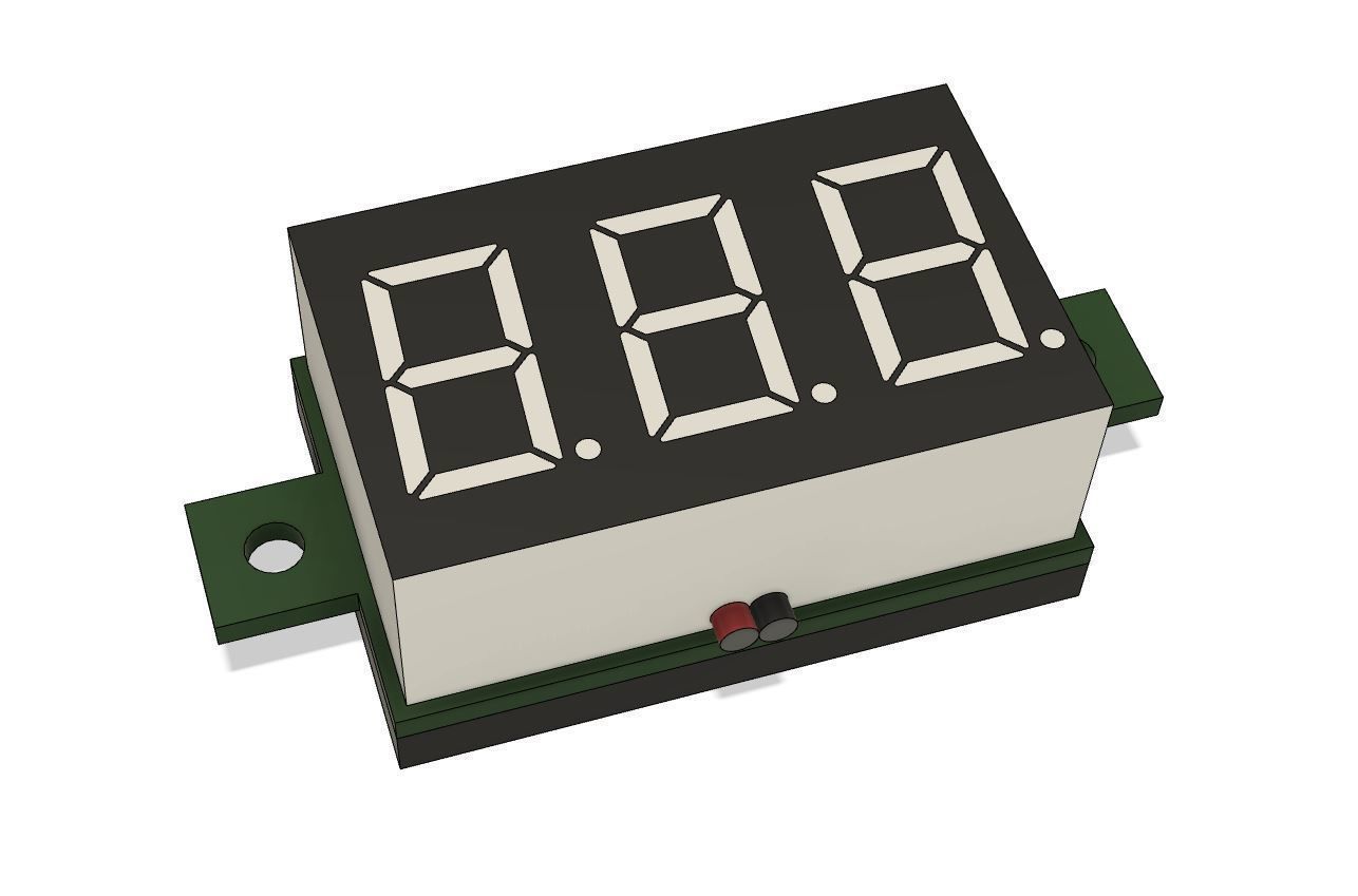 dijital led 7 seg mini görüntüle gösterge a şartlı yazı tahtası cihaz elektronik tasarım bileşen elektrik voltaj güç rc akım mikroçip gnt boğaz cs1 hobi kendin yap 3D print model - Mito3D