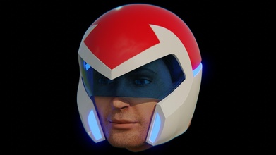 voltron pilota casco leggendario difensore testa arte pozzetto puntello oggetti scena cosplay 3d 3dprinting giochi giocattoli 3d print model - Mito3D