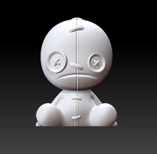 voody toy figure character voodoo doll voodoodoll toys games 3d print model - Mito3D