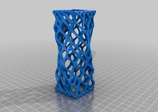 voro twist art decoration home abstract light sculptor voronoi first model january sculptures 3d print model - Mito3D