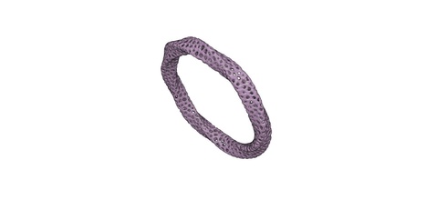 voronoi bracelet argent traditionnel sterling art imprimable mode bijoux 3d print model - Mito3D