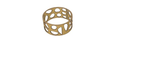 voronoi pulsera Arte diseño joyería plata resina joya esposas 3d print model - Mito3D
