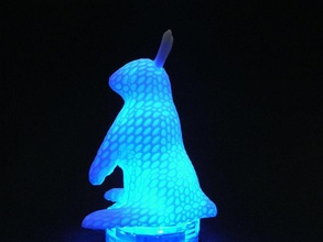 voronoi coniglietto statua animale domestico arte medio figurina scultura sculture 3d print model - Mito3D