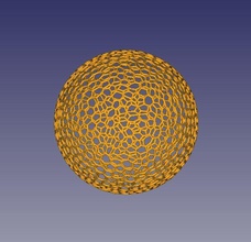 voronoi globe sphere 3d printing art mathematical primitive geometric abstract shape design printable 3d print model - Mito3D