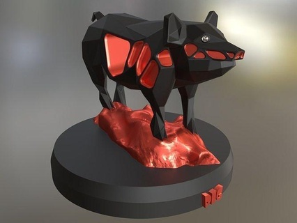 Voronoi domuz Kaya hayvan poli çokgen düşük memeli Çiftlik oyuncak heykel Yazdır 3dprint yazdırılabilir çağdaş doğa Şirin eti karikatür Sanat heykeller 3d print model - Mito3D
