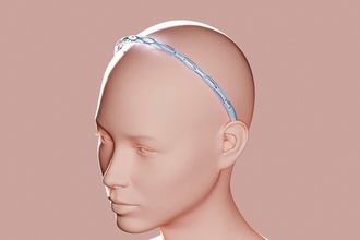 voronoi jant to stil saç kız kadın moda fütüristik ajur takı tasarımı mücevher geometrik şekil bijuteri blender 3d baskı aksesuar baş süsleme 3d print model - Mito3D
