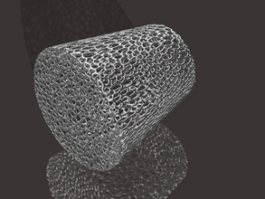 voronoi-Stil Kegel primitive 3d-Druck Kunst voronoi primitiv 3d geometrische abstract Form design design-primitive bedruckbar ist mathematische 3d print model - Mito3D