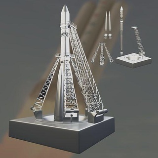 vostok fusée soviétique syndicat vaisseau spatial programme russe fusées modèle vostokrocket 3dprintrocket modeler science astronomie physique 3d print model - Mito3D