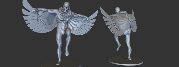 vulture classic spiderman enemy 3d print sculpture art statue action figure sculptures 3d print model - Mito3D