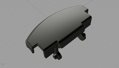 vw armrest handle lock replacement 3dprint polo hobby diy automotive vento golf 3d print model - Mito3D