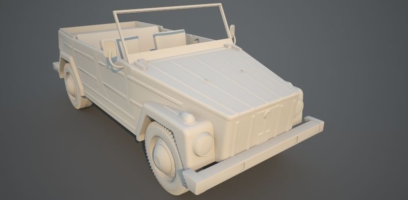 volkswagen safari or imprimible rueda coche vehiculo neumático diseño vw motor asaltar pasatiempo bricolaje diy automotor 3D print model - Mito3D