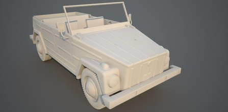 volkswagen safari or printable wheel car tire design vw engine assamble hobby diy automotive 3d print model - Mito3D