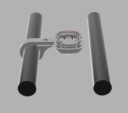 wahoo elemnt tornillo montar aerobar tt barras 3d impresión modelo elemento equipo manillar aero gps pasatiempo bricolaje diy 3d print model - Mito3D