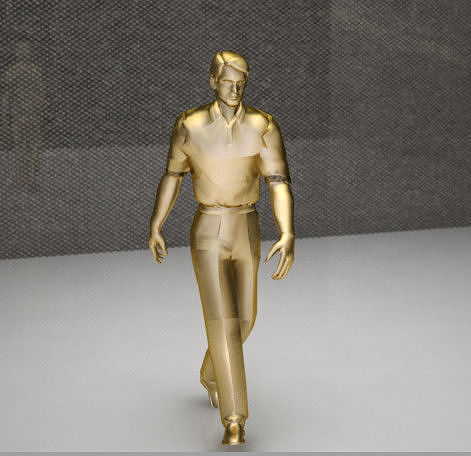 caminando hombre escultura Arte estatua cuerpo esculturas 3D print model - Mito3D
