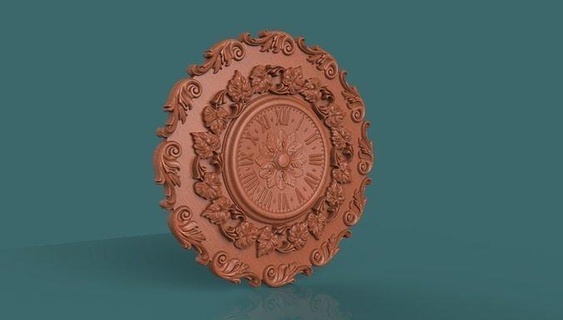 wall clock 3d stl model cnc house watch wallclock time carved carving interior housedecor woodclock accessories decor 3d print model - Mito3D