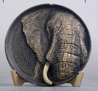 wall hanging collection 1 elephant art mammal animal statue decorative home decoration sculptures furniture zbrush 3d 3d print model - Mito3D