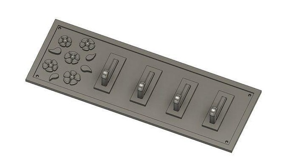 parede suporte chave chaveiro buraco fechadura casa acessórios 3d print model - Mito3D