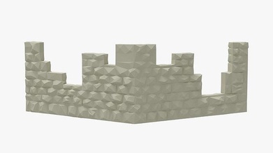 mur poly murs jeu plateau jouet Jeu Jeux jouets planche 3d print model - Mito3D