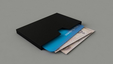 wallet standard fashion khaled alkayed man challenge wallets 3d print model - Mito3D