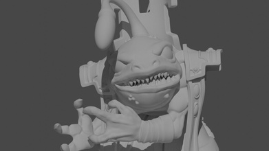 world of warcraft- murloc priest warcraft wow blizzard rpg mmorpg games toys board 3d print model - Mito3D