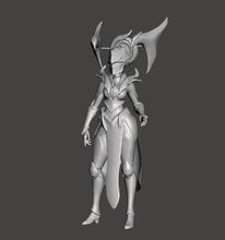 warden karma 3d model league of legends wild rift lol games toys 3d print model - Mito3D