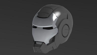 warmachine mk1 3d print files iron man ironman marvel helmet cosplay costume prop replica mcu avengers infinity war hobby diy 3d print model - Mito3D