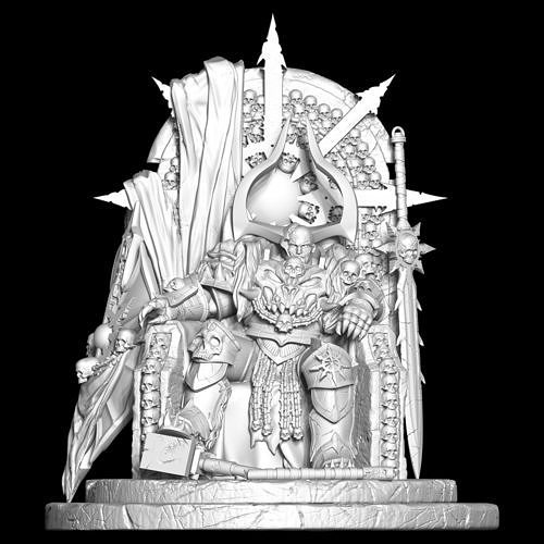 faiseur guerre trône arcstudios marteau 40k warhammer40k jeu warhammer40000 plateau miniatures figurines inquisiteur gregor ordo xenos puritain inquisition cyborg sci art sculptures 3D print model - Mito3D