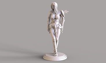 warrior girl 2 art woman character sculpture statue girl warrior fantasy art figure body human people sculptures