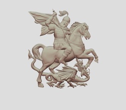guerriero uomo cavallo amato barbaro cavaliere scudo arte sculture crociato armatura timone cosplay umano poste carattere miniatura 3d print model - Mito3D