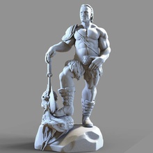 guerriers victoire bron guerrier Masculin héros art sculptures 3d print model - Mito3D