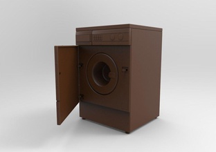 lavando máquina 3d impressão print3d jogos brinquedos 3d print model - Mito3D