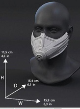 wasp maske corona covid 19 subzero waspmortal savaş sanat tarar kopyaları 3d print model - Mito3D