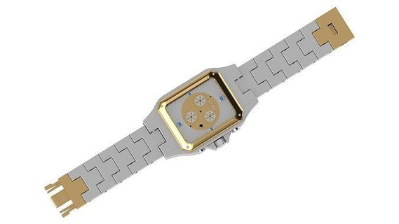 watch jewelry clock apparel rolex alarm hour second time general decor jewel gold silver fashion beauty dial date printable wristwatch perpetual 3d print model - Mito3D