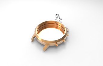 seyretmek durumunda kap takı altın yüzük küpe Gümüş elmas gem mücevher yazdırılabilir nişan düğün 3dmodel prototip parlak <url> durumda izle gövde kabuk bilezik 3d print model - Mito3D