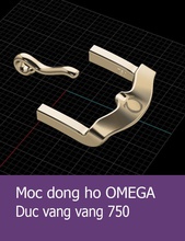 watch omega jewelry om juwelry swiss necklaces 3d print model - Mito3D