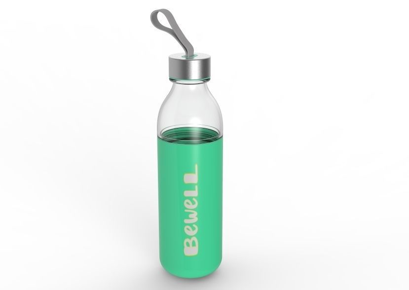 agua botella matraz metal deportes beber envase líquido maceta bebida casa bienes personal pertenencias moda bebiendo caliente pasatiempo bricolaje diy 3D print model - Mito3D