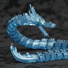 l'eau dragon forme flexi articulé kimetsu démon tueur yaiba anime otaku geek médiéval miniature tanjirou jeux jouets 3d print model - Mito3D