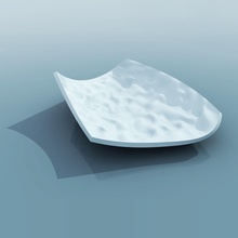 acqua, piatto di frutta casa la piastra parametrico 3d stampa famiglia utensili da cucina accessori 3d print model - Mito3D