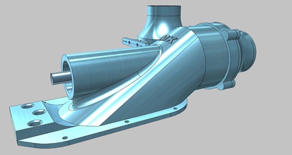acqua jet propulsione unità hamilton propulsore pompa rc barca timone velocità flusso potente corsa passatempo fai meccanico parti 3d print model - Mito3D