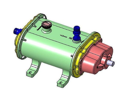 water pump technology equipment industrial desktop tool science engineering 3d print model - Mito3D