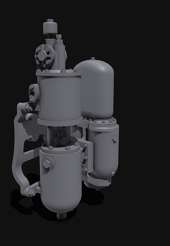 l'eau pompe locomotive 3dprint train véhicule rail chemin fer vapeur modélisme moteur eau Piste lgb aster maerklin loisir DIY mécanique pièces 3D print model - Mito3D